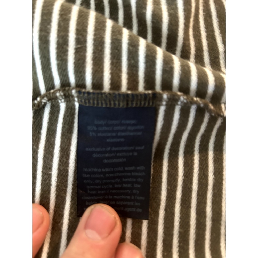 Tomm Hilfiger Womens navy and white‎ striped military style blazer Jacker Medium - Picture 9 of 11